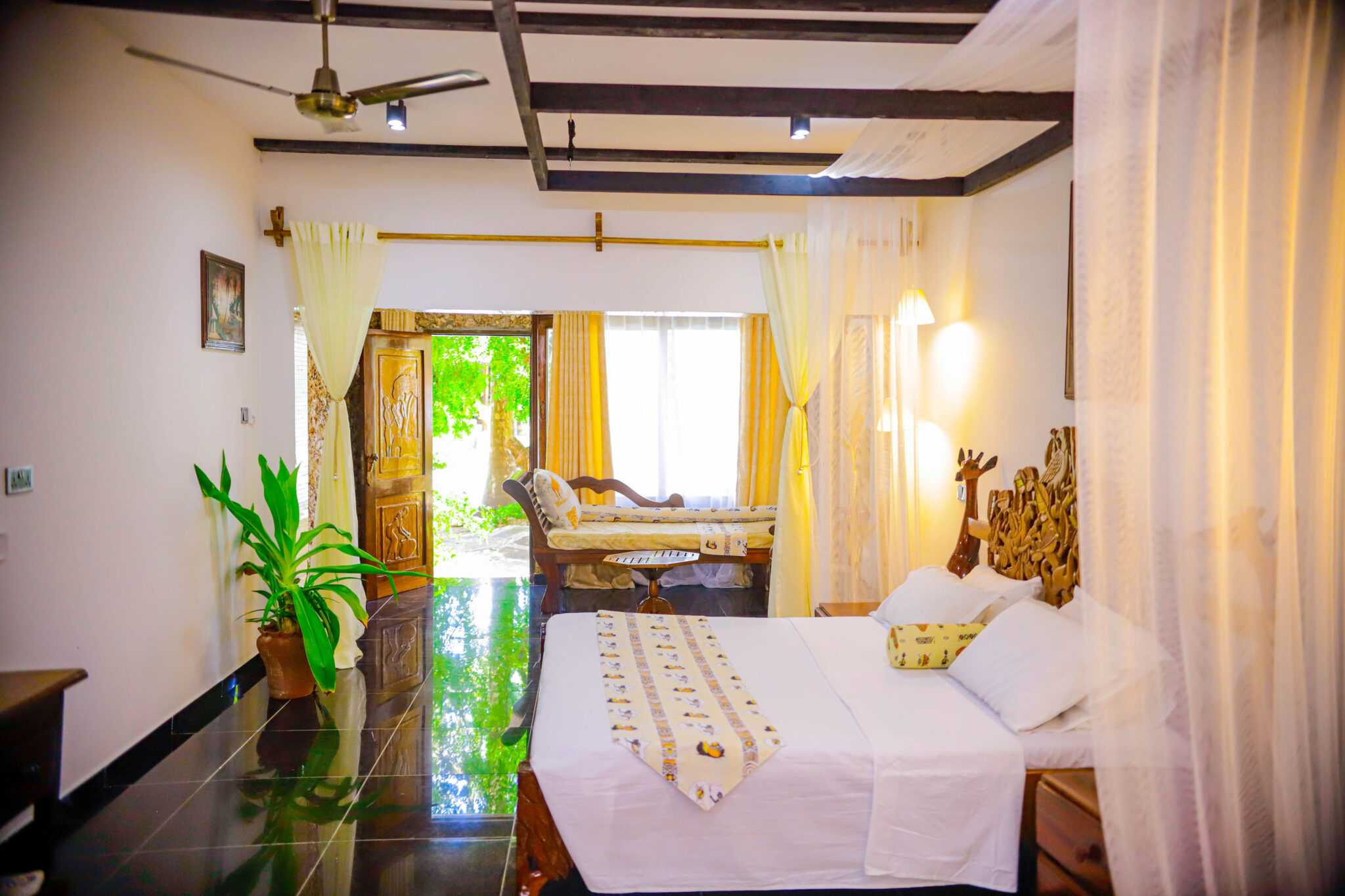 Guest room at The Paradise Beach Resort